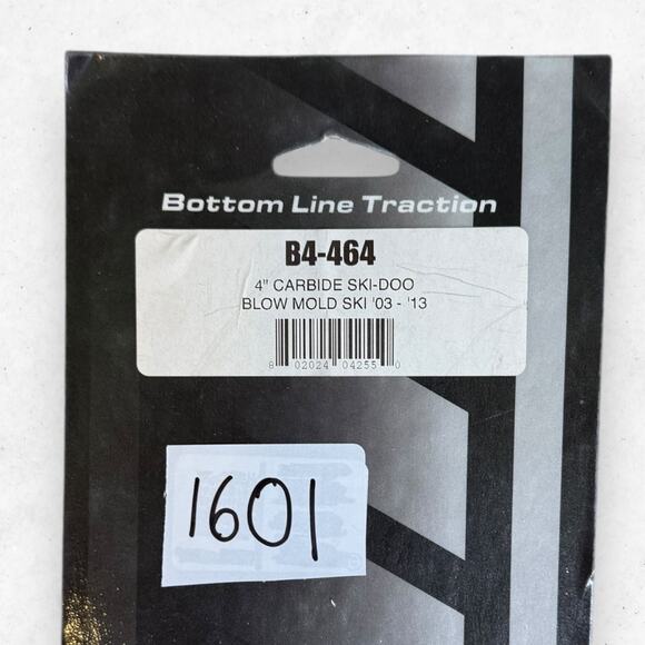 Bottom Line B4-464 4" Carbide Fit SKI DOO Blow Mold Ski 2003-2013 New (XS001601) - Picture 2 of 4